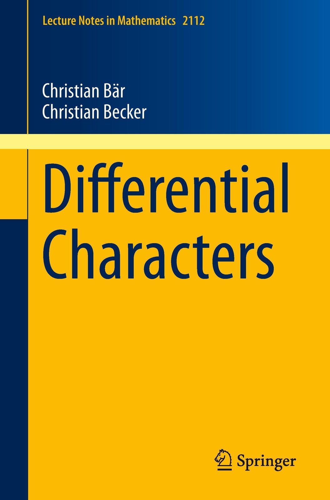 Thumbnail - Differential Characters | Christian Becker (u. A.) | Englisch |