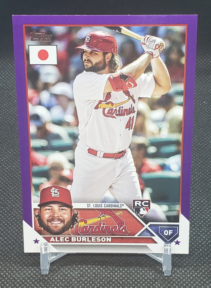 スポーツ選手 topps japan edition 2023 Alec Burleson 2023 Topps Japan Edition #96 Alec Burleson Purple Parallel
