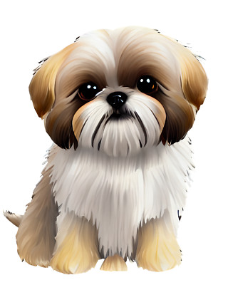 100X Shih Tzu Auto Aufkleber 9x9 cm Hunde Sticker Wetterfest & Selbstklebend