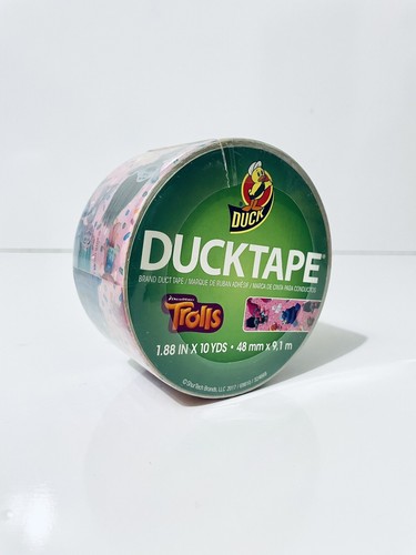 Trolls Decor Crafts Duck Tape Brand 1.88 in x 10 YD - NEW - Picture 4 of 6
