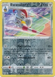 Escavalier 124/189 Darkness Ablaze Reverse Holo Rare