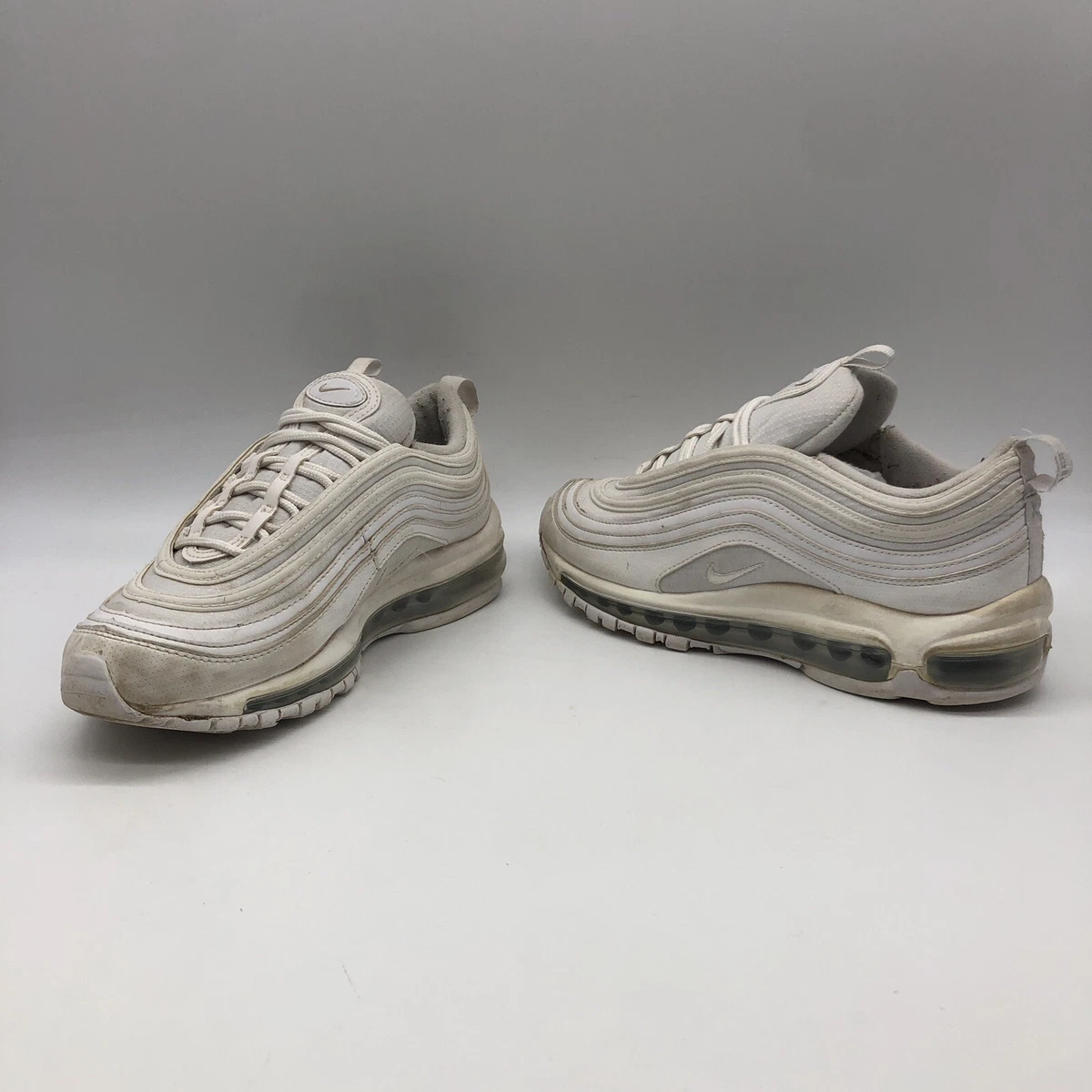 Nike Air Max White Metallic Silver 6Y Womens Size 7.5 (921522-104)