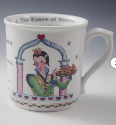 Royal Worcester Nursery Rhymes  Queen of Hearts  Mug