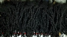 100% Human Hair handmade Dreadlocks 100 pcs 2" long 3mm thick small very short