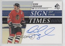 2019-20 SP Authentic Sign of the Times Dirk Graham #SOTT-GR Auto no9