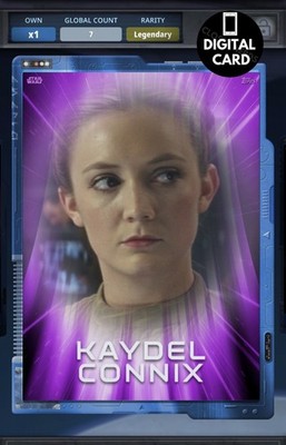 10cc KAYDEL CONNIX - TUNGSTEN GILDED THE LIGHT LEGENDARY Star Wars Card Trader