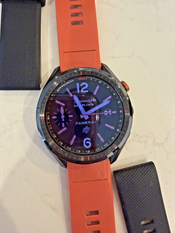 Garmin Approach S62 Premium GPS Golf Watch – Pristine Condition – 2 Bands Includ