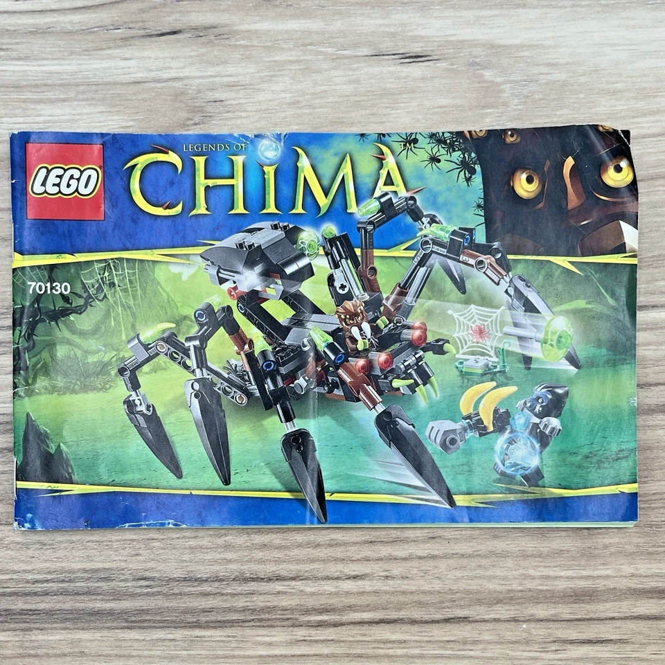 LEGO Legends of Chima: Sparratus' Spider Stalker (70130) 100% Complete w/ Manual - Image 3 of 3