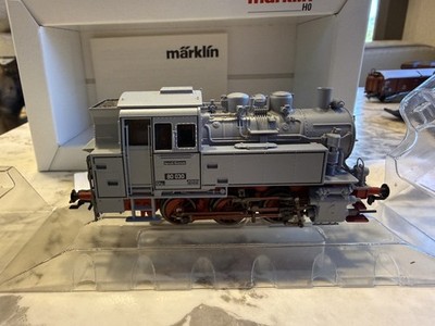 Marklin 33043 HO gauge DB BR80 steam loco in grey livery