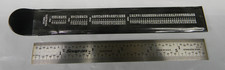 SNAP-ON 6" LONG STRAIGHT EDGE DECIMAL EQUIVALENT STEEL RULE #RULER600 USA MADE