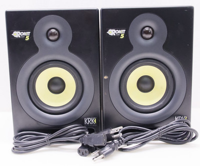 KRK Rokit 5 Studio Monitor Powered Speaker Set, Black - TESTED | eBay
