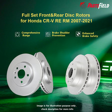 Full Set Front&Rear Disc Rotors for Honda CR-V RE RM 2007-2021