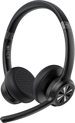 TECKNET Bluetooth Headset Mikrofon Noise Cancelling 50 Std Akku