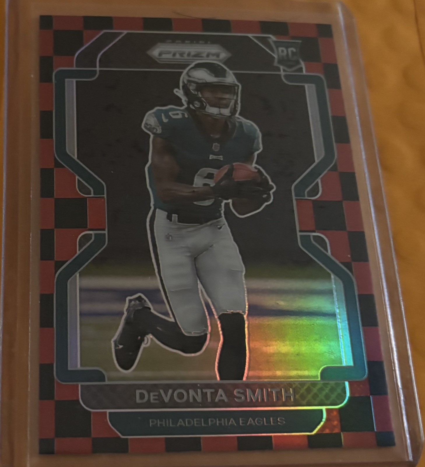 2021 Panini Prizm - SSP Rookie Devonta Smith #335 Black & Red Checker Prizm (RC)