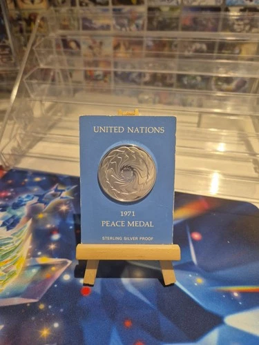 1971 United Nations Peace Medal Sterling Silver Proof Coin