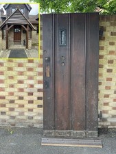 Reclaimed Old Oak Victorian Edwardian Wooden Front Door 2023 Or 2030 x 905mm