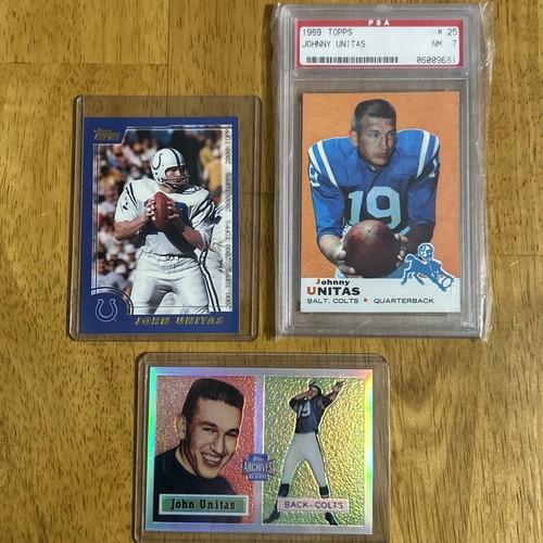 1969 Topps - Johnny Unitas #25 PSA Graded NM 7