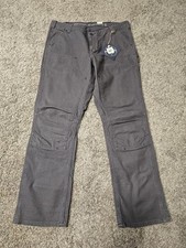 Dovetail Workwear Women Britt Utility Dark Grey Canvas Pants Size 20x32 New