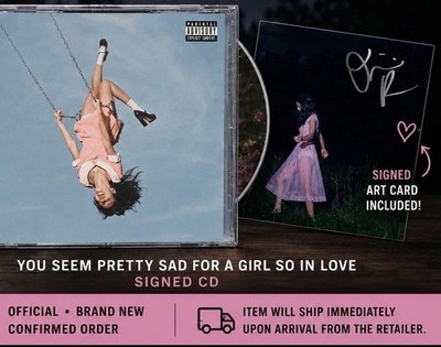 Olivia Rodrigo    you seem pretty sad for a girl so in love  Signed CD /PREORDER
