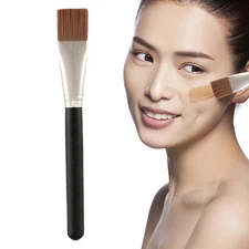 Concealer Brush Foundation Brush Flat Brush Ultra Thin Soft Hair Makeup Tool