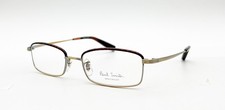 NEW PAUL SMITH PS-1010 KT-TW BURGUNDY GOLD AUTHENTIC EYEGLASSES 50-18-140