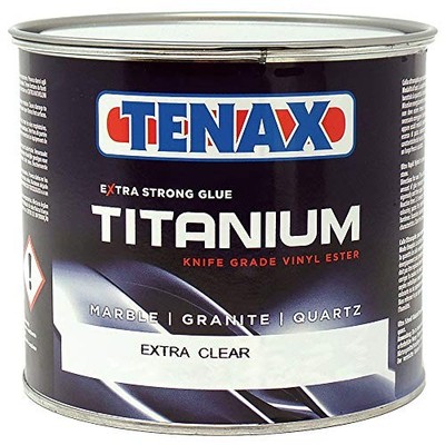Tenax Titanium Extra Clear Knife Grade Glue  Laminations and Seams - 1 Quart