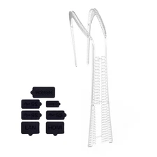 PC+Silicone Dust Cover Plug Protective Anti-Dust Cover Kit For PS5 Console