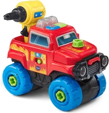 VTech Drill and Learn Motorized Monster Truck with Repair Tools Lights & Sounds
