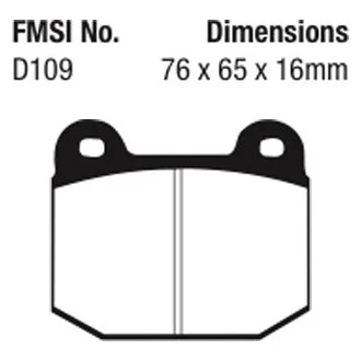 Lotus Elise 2004-2011 Front Brake pad