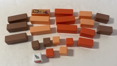 Vintage Bob The Builder Bricklaying Game (2002) - Lot of Replacement Bricks ONLY