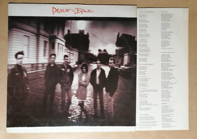 DEACON BLUE When The World Knows Your Name LP 33T INNERER Lyrics UK CBS en VG+/EX