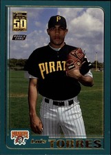 2001 Topps Traded #T249 Luis Torres RC - BB