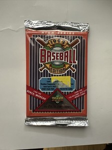 (2 packs) Upper Deck Baseball 1992 High Series SEALED 15 Card Wax Packs