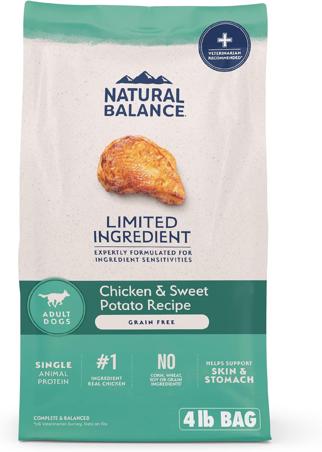 Limited Ingredient Adult Grain-Free Dry Dog Food, Sweet Pota