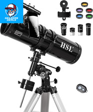 150EQ Astronomical Reflector Telescope for Adults High Powered,150Mm Aperture Pr