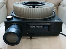 Vintage Kodak Projector In Box Working With 140 Photograph Slides 600H CAROUSEL