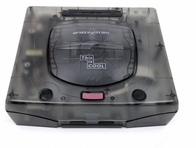 SEGA Saturn HST-3220 Skeleton Clear Console This is Cool Limited Tested Working