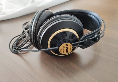 AKG K240 Monitor 600 Ohm Headphones Made In Austria Vintage 80s Kopfhörer