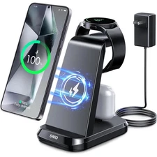3 in 1 Wireless Charger for Phones Watch Earbuds for Galaxy Watch Ultra