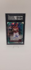 2022 Bowman Draft SAL STEWART 1st Auto Aqua Lava /199 SGC 10/10