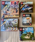 Lego Star Wars, 5 complete sets: 75345, 75372, 75391, 40675, 30680, New
