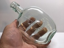 Antique J. Cronshaw Wine & Spirit Pumpkin Seed Liquor Flask.