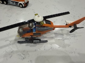 LEGO City #7686 Helicopter Transporter - 99% Complete, All Figs, No Box