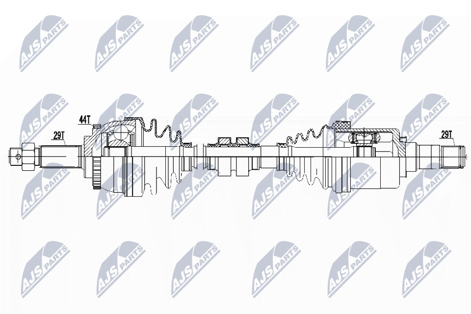 N.T.Y. NPW-NS-060.NTY Drive Shaft for NISSAN