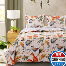 Greenland Home Fashions Greenland Home Willow Novelty Forest Animals Reversible