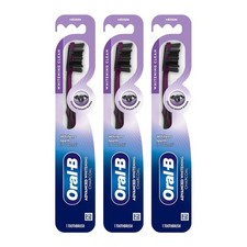 Oral-B Charcoal Advance Bristles, Medium Whitening Toothbrush 3 CT