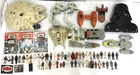 VINTAGE KENNER STAR WARS ACTION FIGURE VEHICLE PARTS LOT  FALCON Y-WING CASSETTE