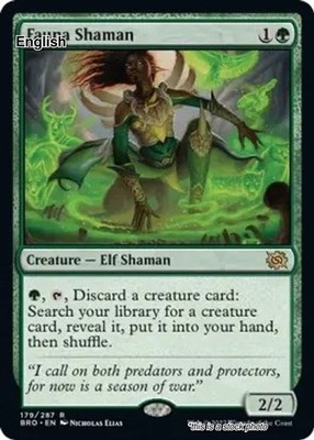 Fauna Shaman EN [BRO - 179] - NM TCG MTG