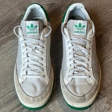 Adidas Rod Laver Tennis Court Shoes Retro White Green Mens 8.5 UK 8 EU 42
