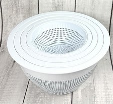 4 Piece Pampered Chef Checkered Nesting Bowls & Colanders Made In USA New